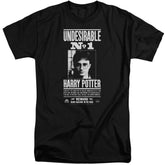 Harry Potter Undesirable No 1 Men's 18/1 Tall Cotton Short-Sleeve T-Shirt